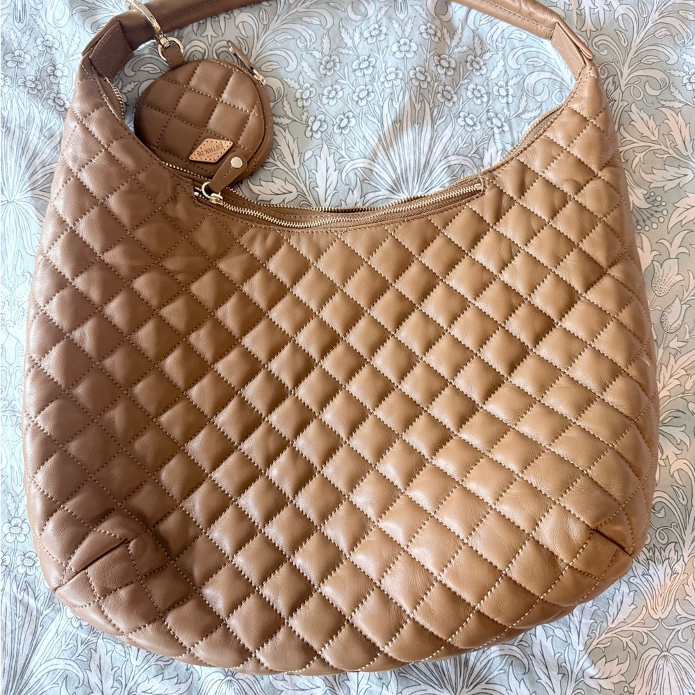MZ Wallace Caramel leather metro shoulder bag - SPECIAL RELEASE! - Picture 7 of 10